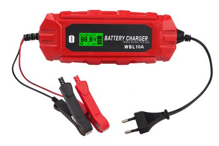 CHARGEUR DE BATTERIE LCD IP65 10A12V - Chargeur de batterie intelligent WBL IP65 10A12V